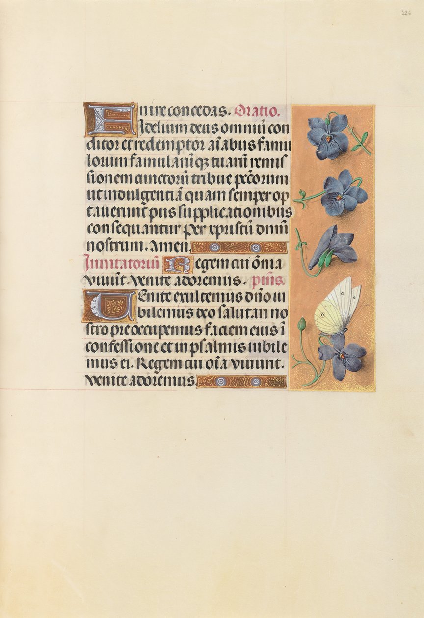 Hours of Dronning Isabella den Katolik, Dronning af Spanien: Fol. 226r, ca. 1500. af Master of the First Prayerbook of Maximillian