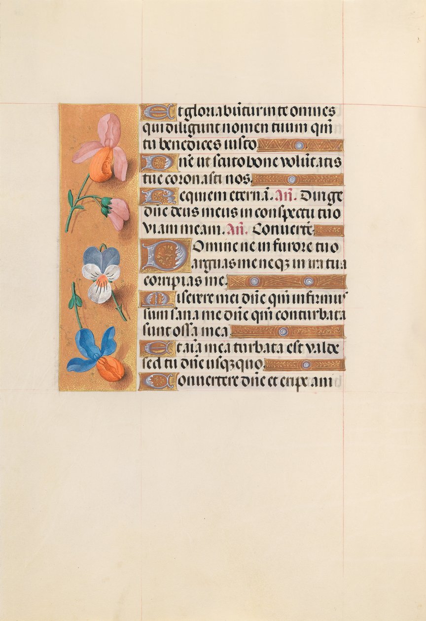 Dronning Isabella den katolske, dronning af Spaniens åbningstider: Fol. 228v, ca. 1500. af Master of the First Prayerbook of Maximillian