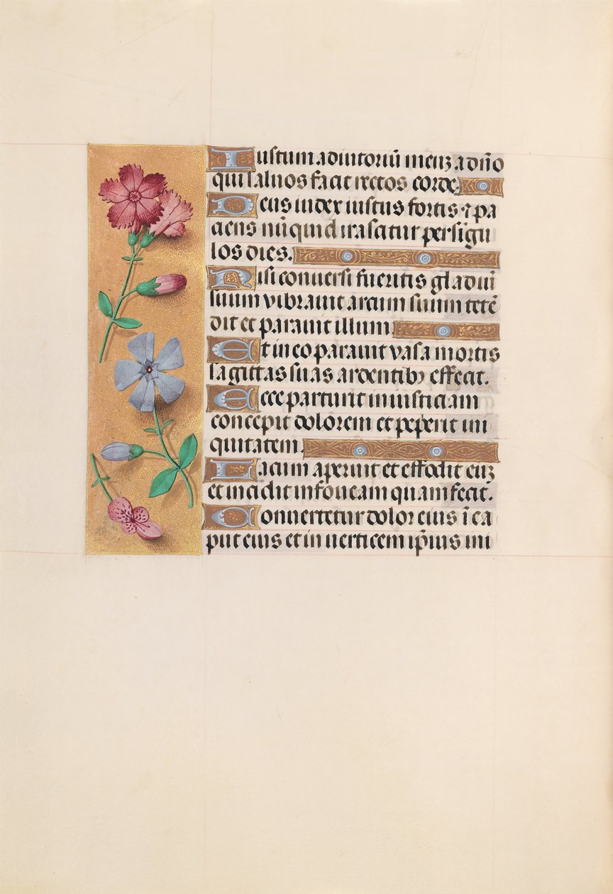 Dronning Isabella den katolske, dronning af Spaniens åbningstider: Fol. 230v, ca. 1500. af Master of the First Prayerbook of Maximillian