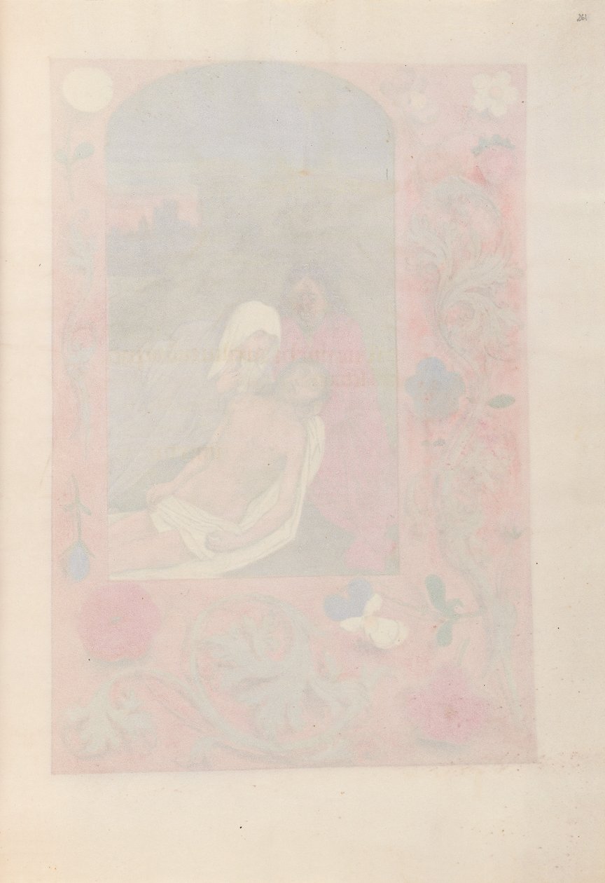 Dronning Isabella den katolske, dronning af Spaniens åbningstider: Fol. 261r, ca. 1500. af Master of the First Prayerbook of Maximillian