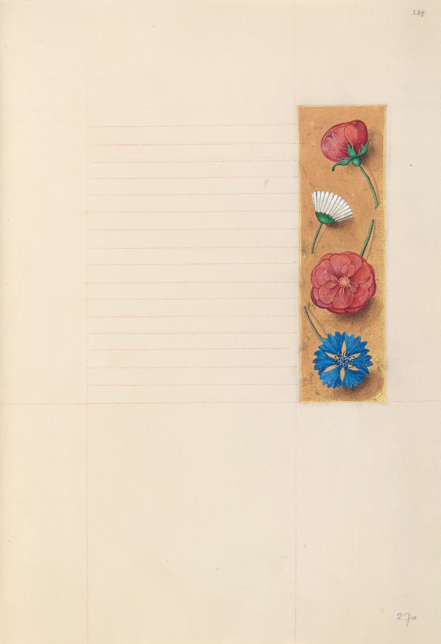 Dronning Isabella den Katolskes timer, dronning af Spanien:  Fol. 275r af Master of the First Prayerbook of Maximillian