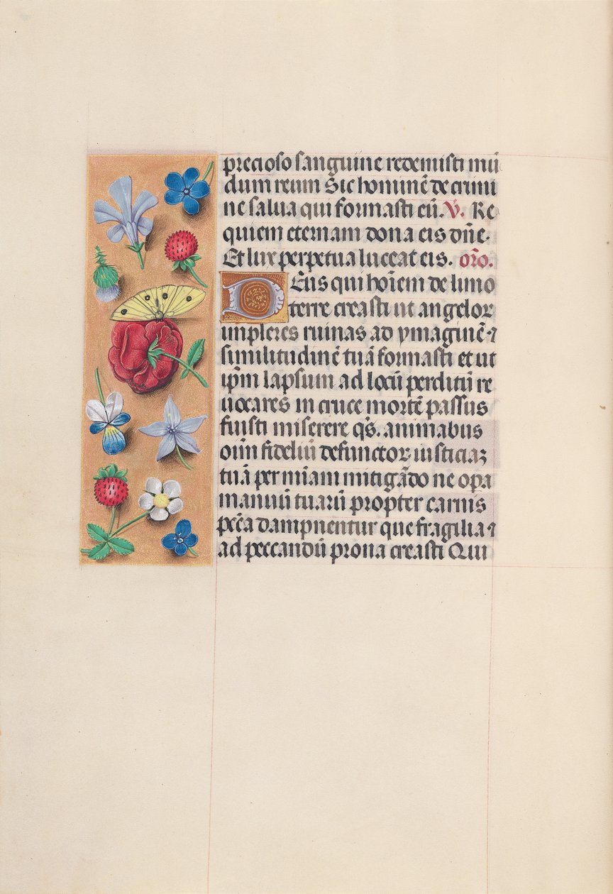Hours of Dronning Isabella den Katolik, Dronning af Spanien: Fol. 29v, ca. 1500. af Master of the First Prayerbook of Maximillian