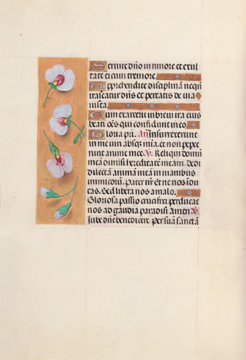 Hours of Dronning Isabella den Katolik, Dronning af Spanien: Fol. 53v, c. 1500. af Master of the First Prayerbook of Maximillian