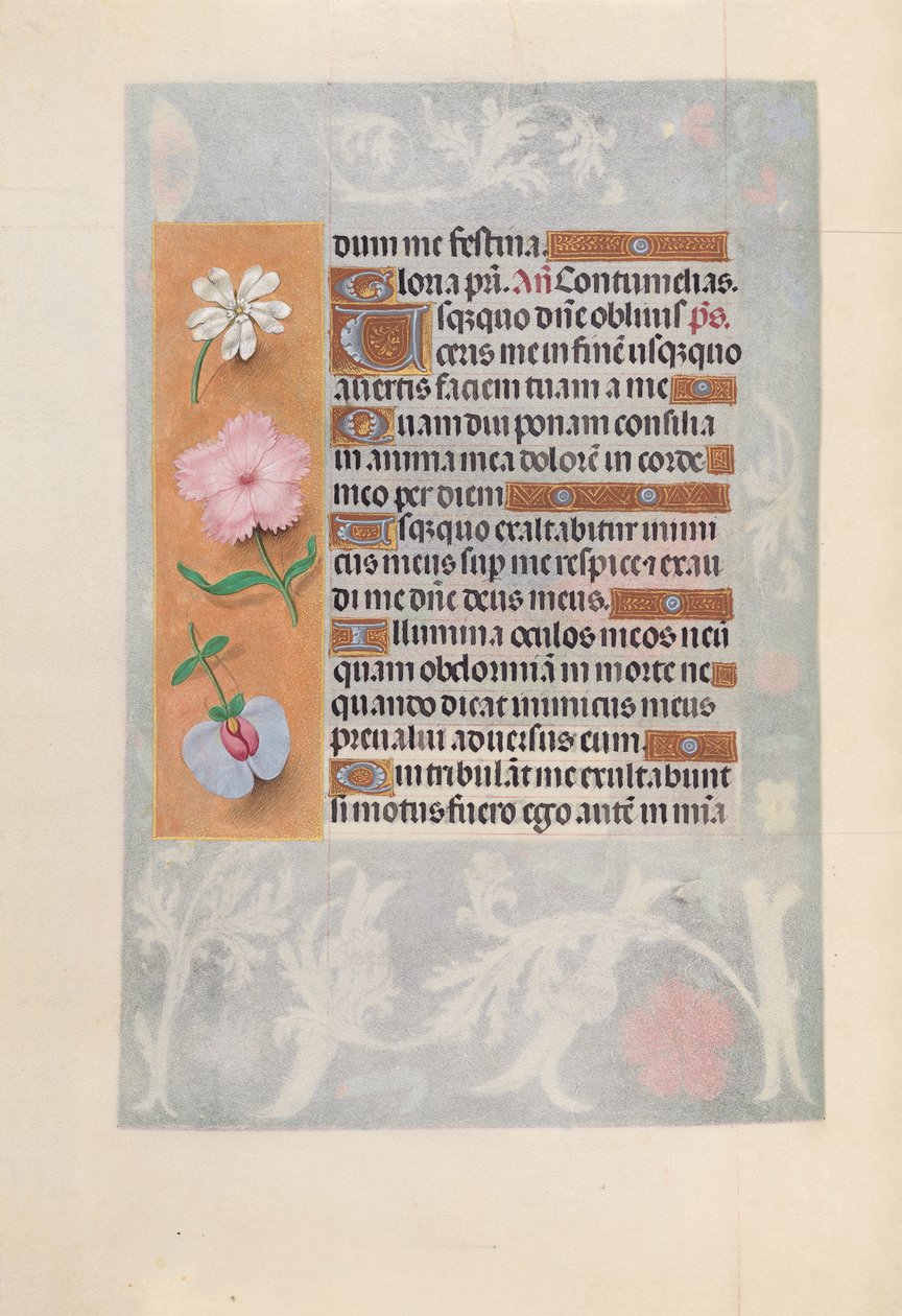 Dronning Isabella den Katolskes timer, dronning af Spanien:  Fol. 57v af Master of the First Prayerbook of Maximillian
