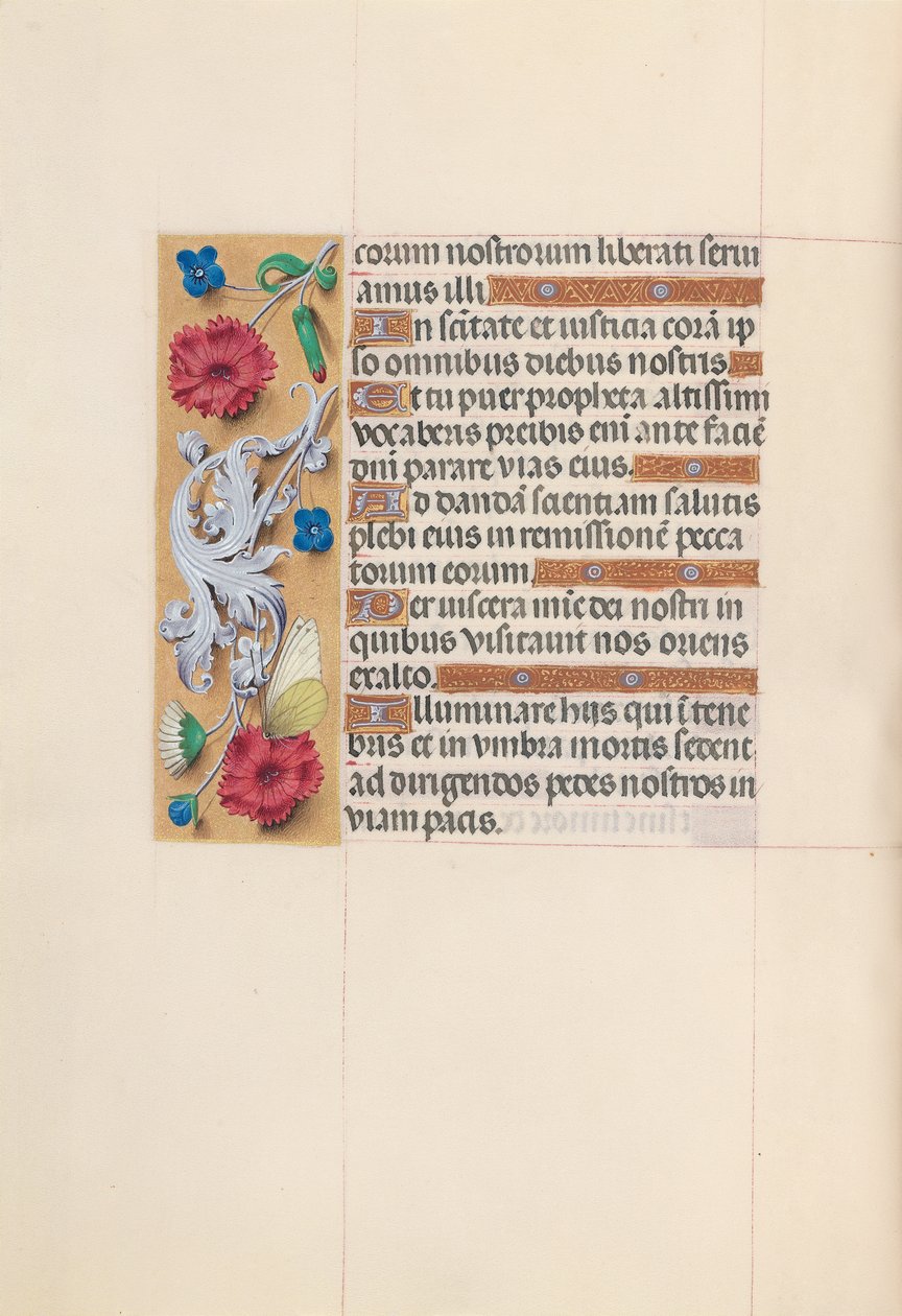 Dronning Isabella den katolske, dronning af Spaniens åbningstider: Fol. 59v, ca. 1500. af Master of the First Prayerbook of Maximillian
