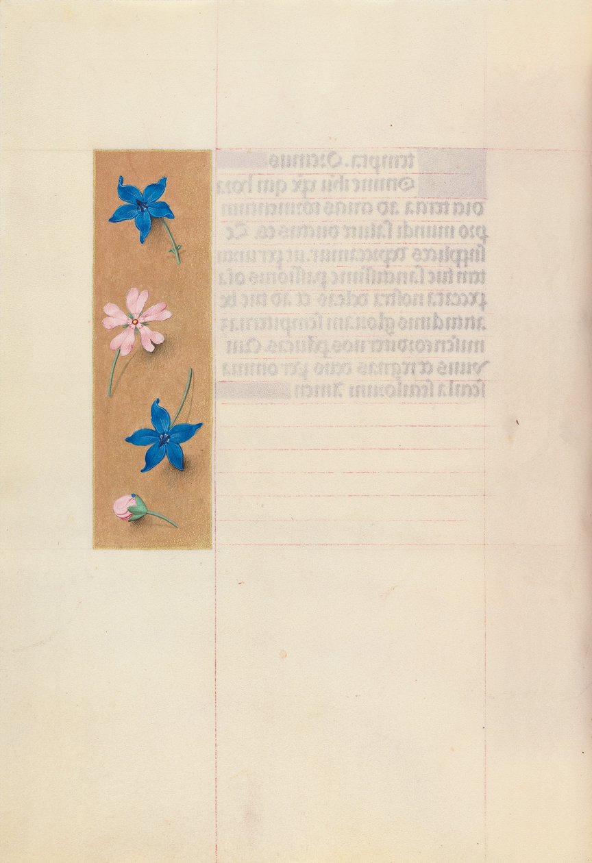 Hours of Dronning Isabella den Katolik, Dronning af Spanien: Fol. 65v, ca. 1500. af Master of the First Prayerbook of Maximillian