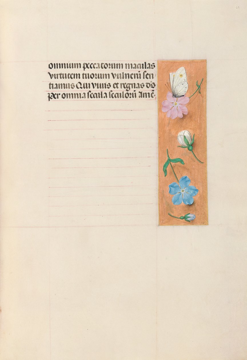 Hours of Dronning Isabella den Katolik, Dronning af Spanien: Fol. 68r, ca. 1500. af Master of the First Prayerbook of Maximillian