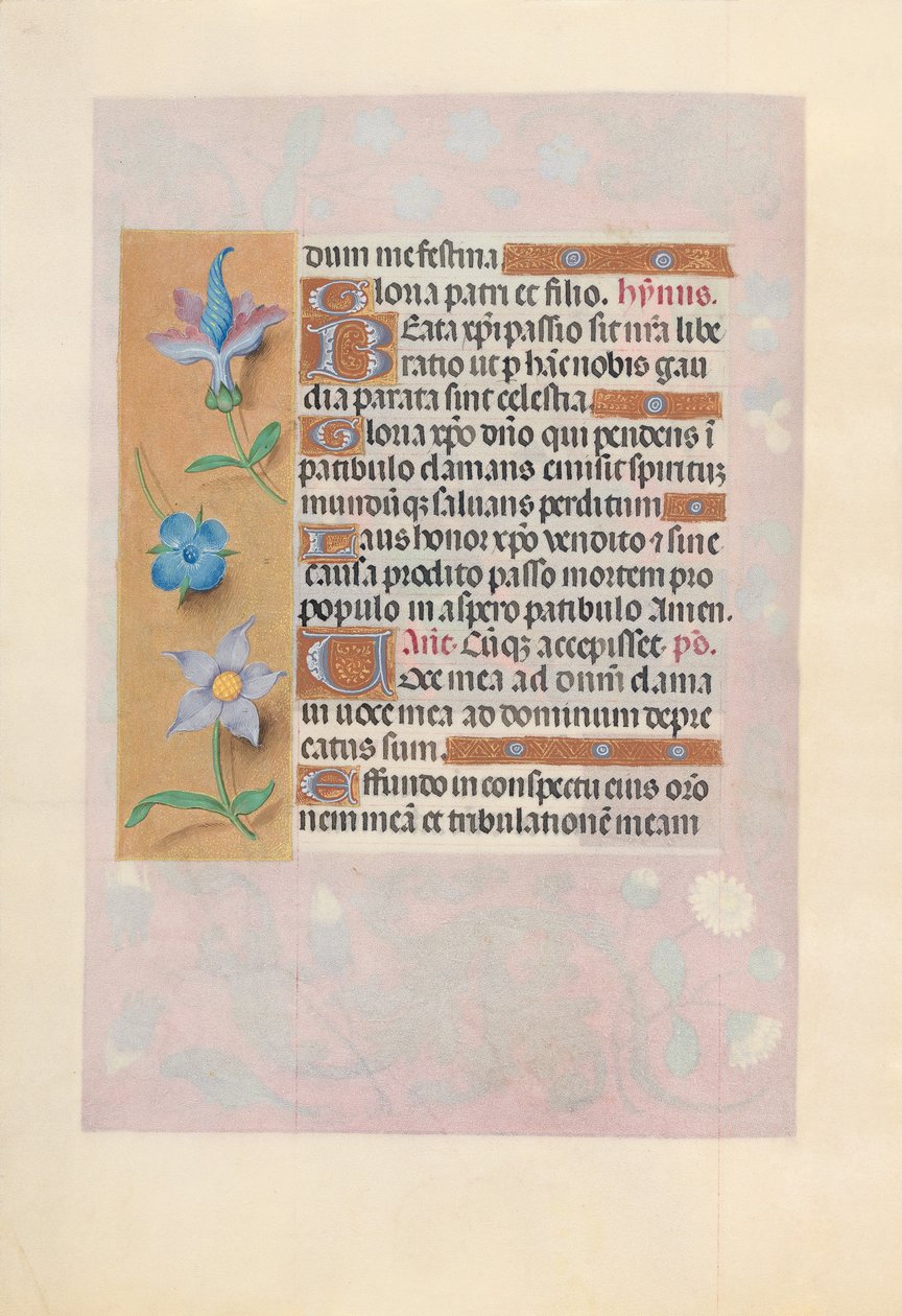 Hours of Dronning Isabella den Katolik, Dronning af Spanien: Fol. 69v, ca. 1500. af Master of the First Prayerbook of Maximillian