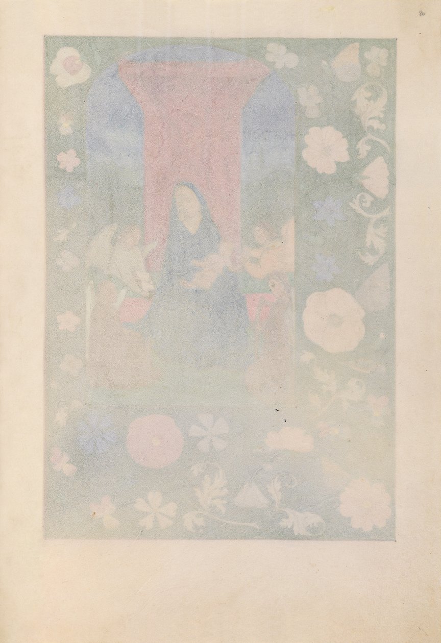 Dronning Isabella den Katolskes timer, dronning af Spanien:  Fol. 80r af Master of the First Prayerbook of Maximillian