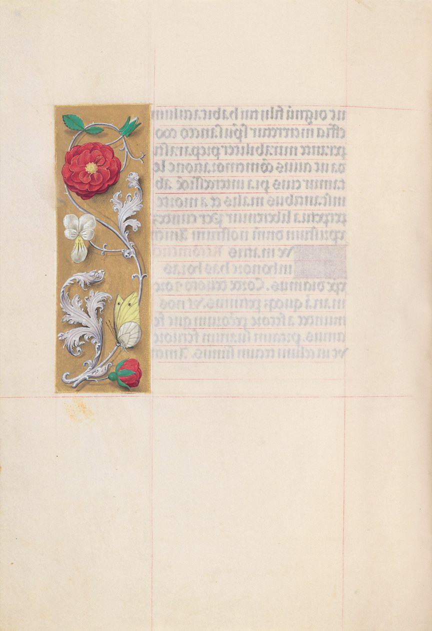 Dronning Isabella den katolske, dronning af Spaniens åbningstider: Fol. 86v, ca. 1500. af Master of the First Prayerbook of Maximillian