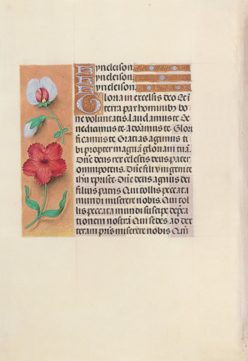 Hours of Dronning Isabella den Katolik, Dronning af Spanien: Fol. 89v, ca. 1500. af Master of the First Prayerbook of Maximillian