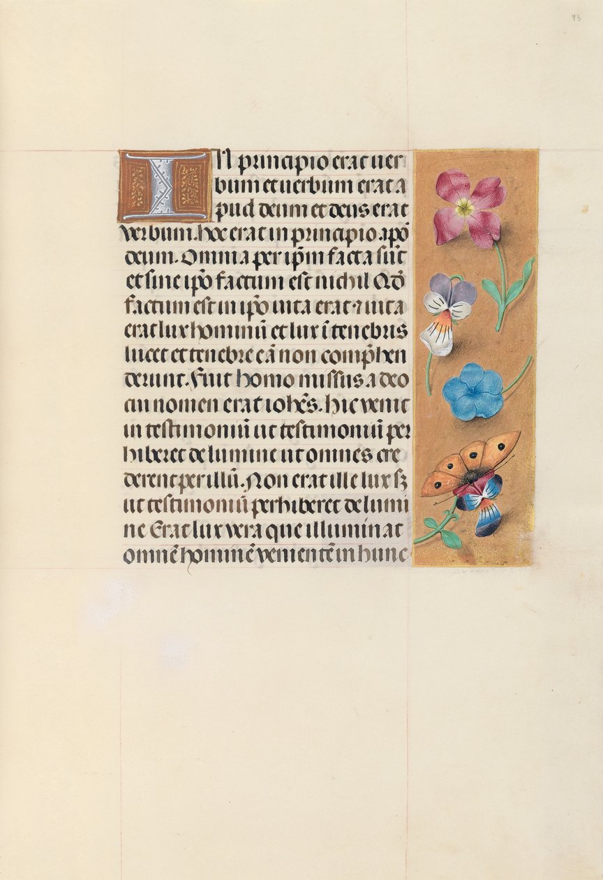 Hours of Dronning Isabella den Katolik, Dronning af Spanien: Fol. 93r, ca. 1500. af Master of the First Prayerbook of Maximillian
