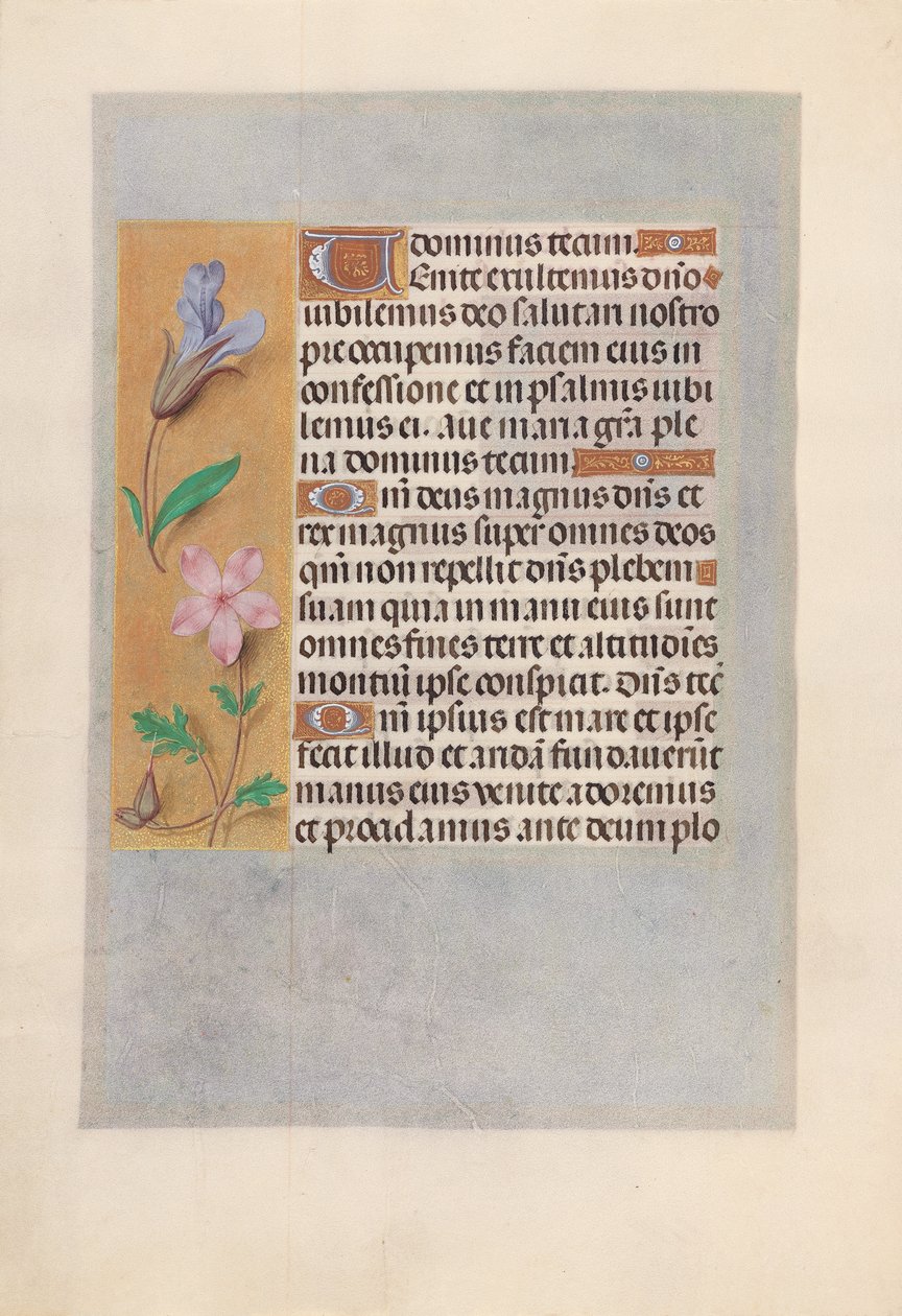 Hours of Dronning Isabella den Katolik, Dronning af Spanien: Fol. 98v, ca. 1500. af Master of the First Prayerbook of Maximillian
