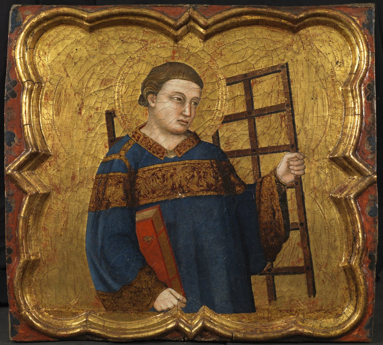 St. Lawrence, ca. 1335 (tempera og bladguld på panel) af Master of the Fogg Pieta