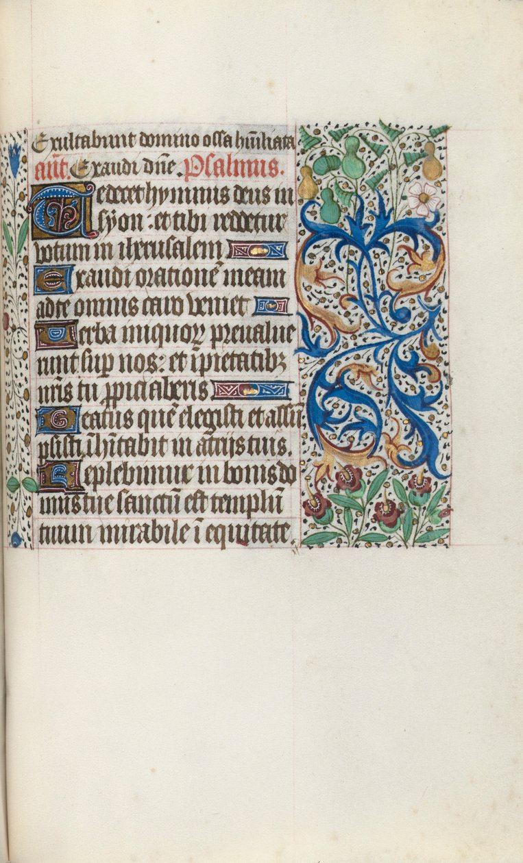 Tidebog (brug af Rouen): fol. 136r af Master of the Geneva Latini