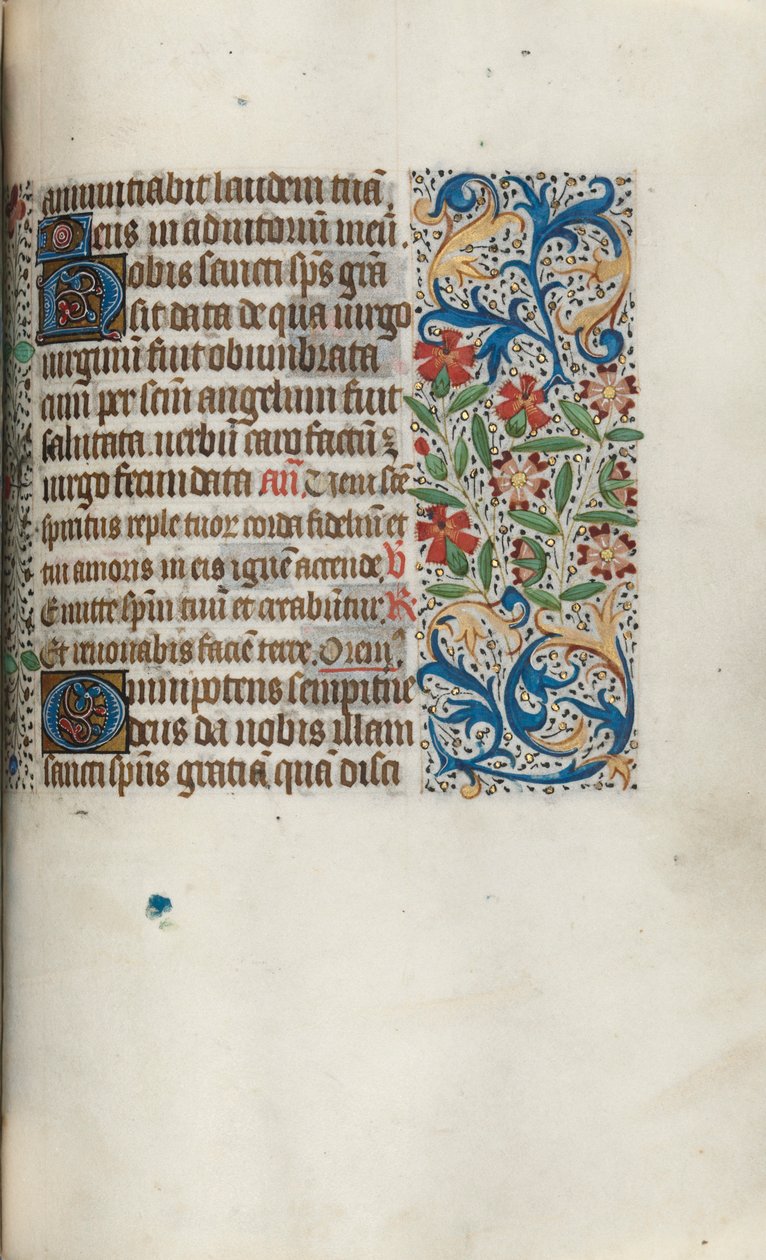 Timebog Brug af Rouen: fol. 100r, ca. 1470. af Master of the Geneva Latini