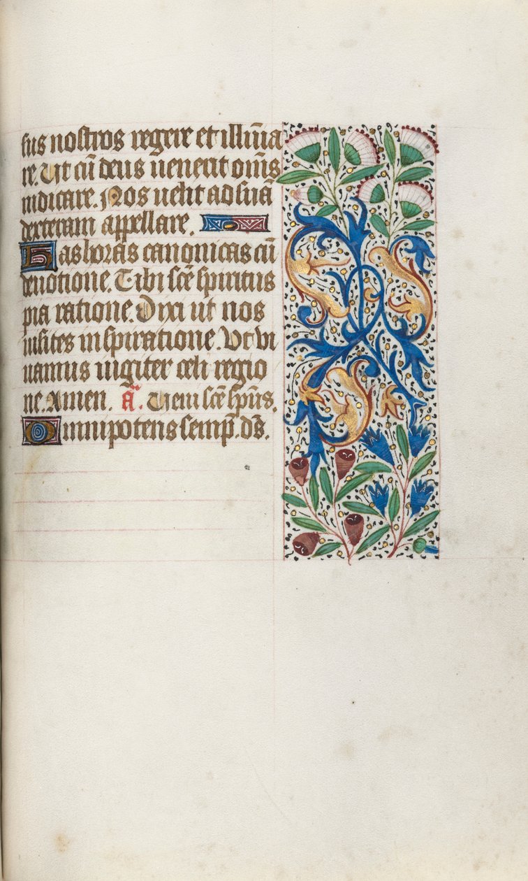 Timebog Brug af Rouen: fol. 102r, ca. 1470. af Master of the Geneva Latini