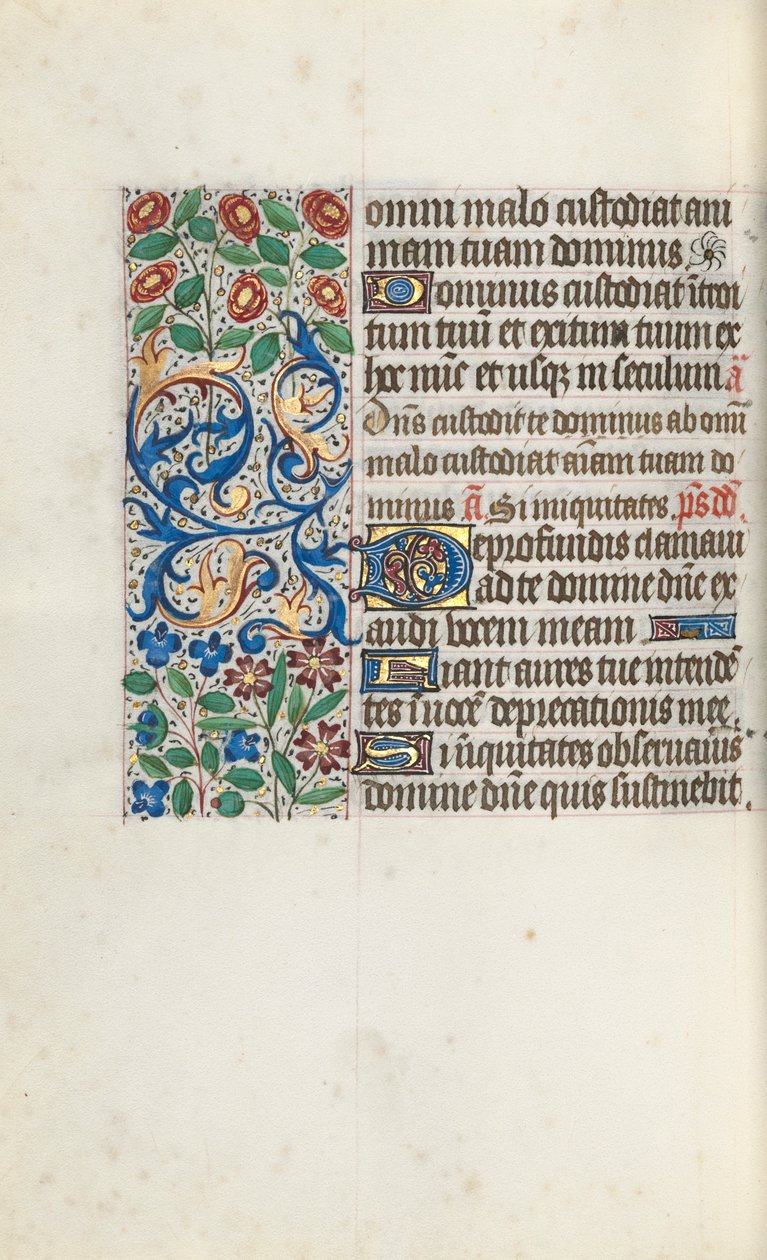 Timebog Brug af Rouen: fol. 105v, ca. 1470. af Master of the Geneva Latini