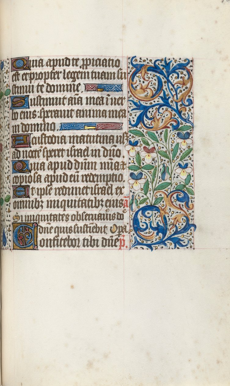 Timebog Brug af Rouen: fol. 106r, ca. 1470. af Master of the Geneva Latini