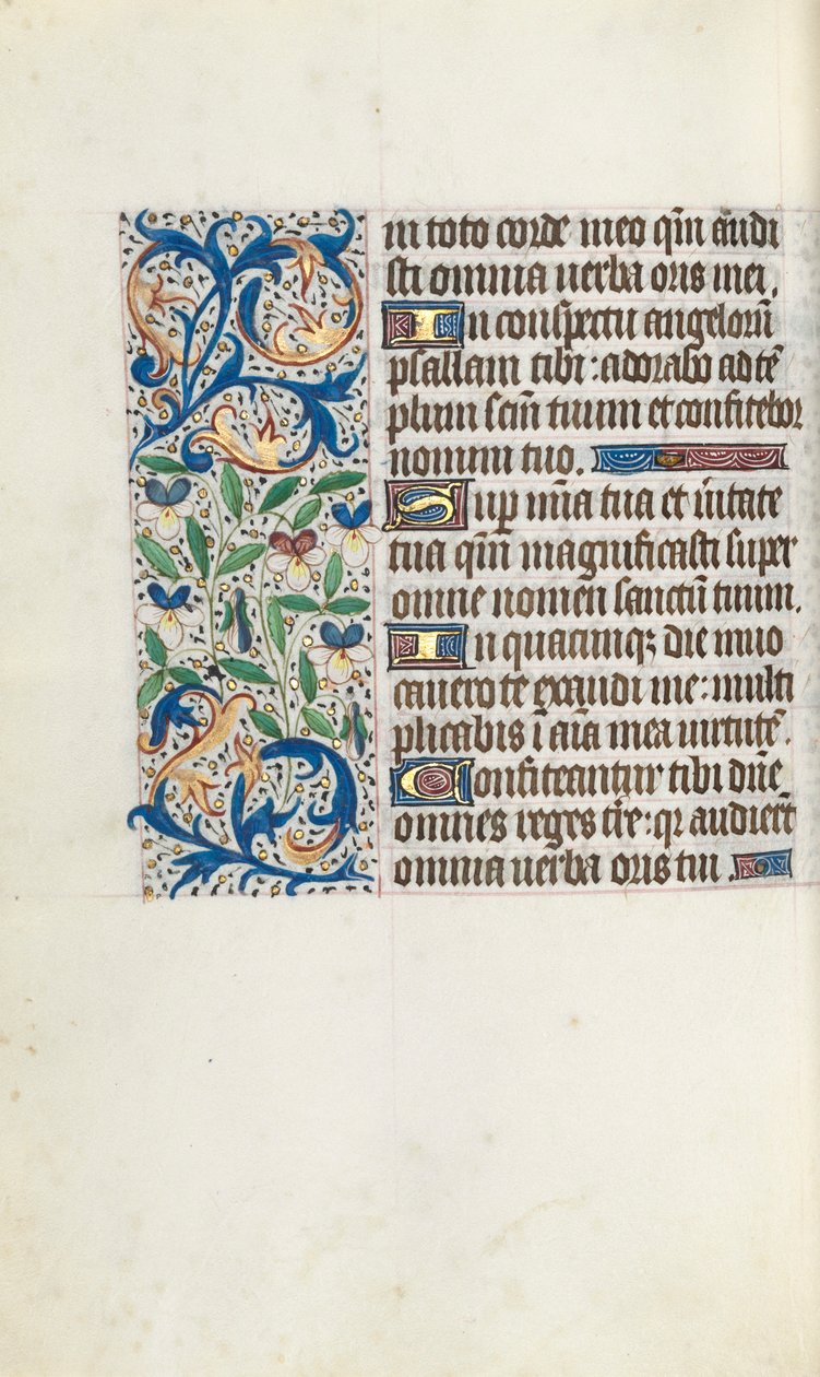 Timebog Brug af Rouen: fol. 106r, ca. 1470. af Master of the Geneva Latini