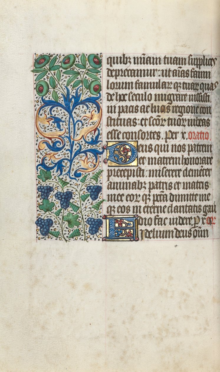 Timebog Brug af Rouen: fol. 109v, ca. 1470. af Master of the Geneva Latini