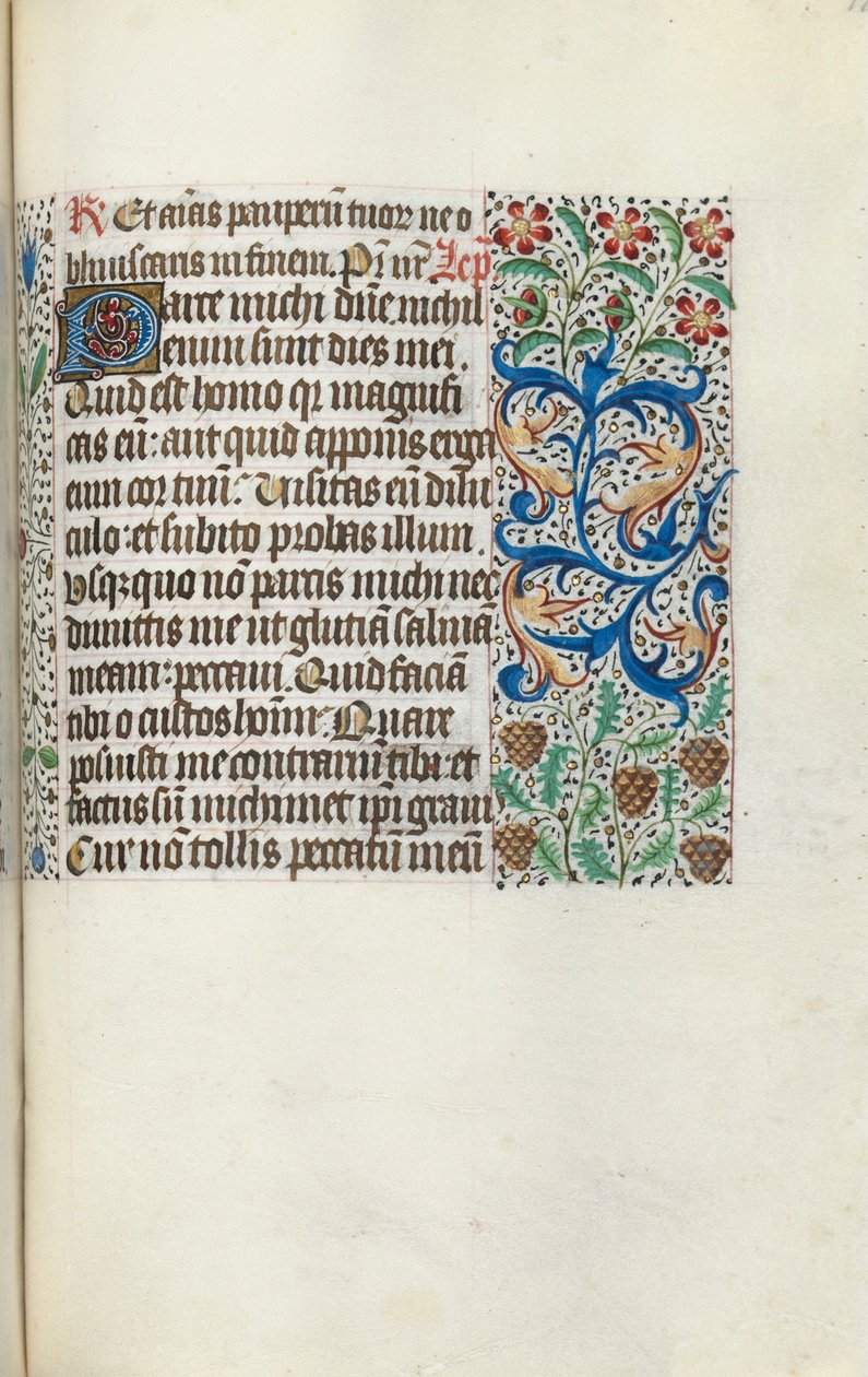 Timebog Brug af Rouen: fol. 115r, ca. 1470. af Master of the Geneva Latini