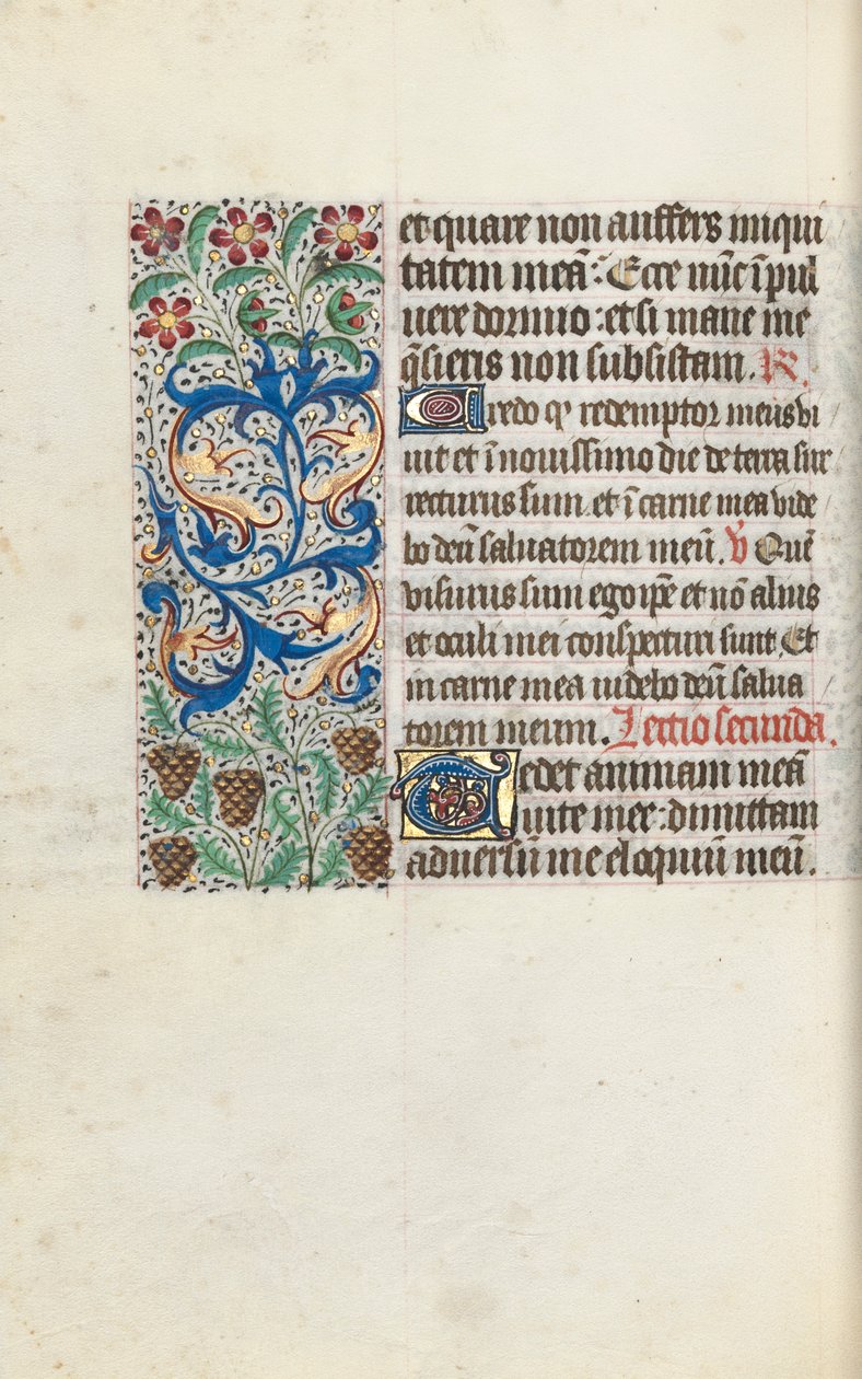 Timebog Brug af Rouen: fol. 115v, ca. 1470. af Master of the Geneva Latini