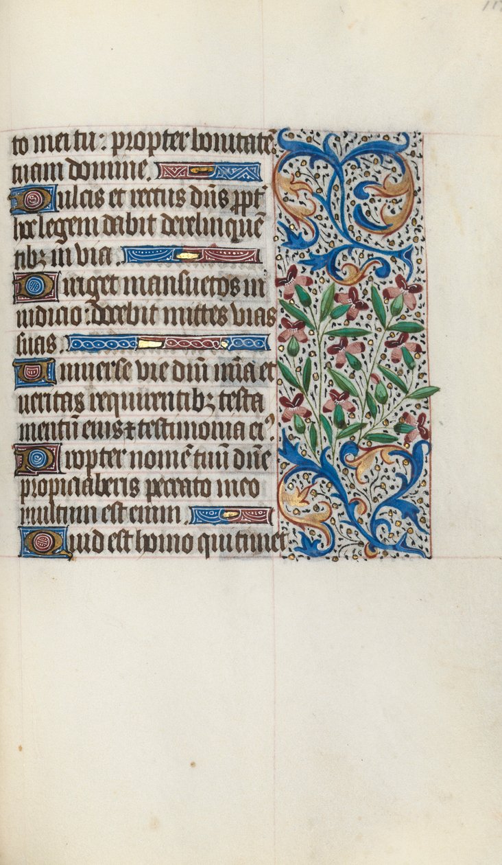 Timebog Brug af Rouen: fol. 119r, ca. 1470. af Master of the Geneva Latini