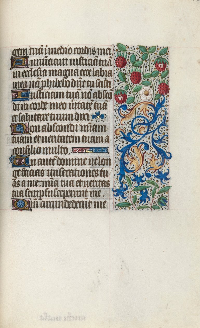 Timebog Brug af Rouen: fol. 126r, ca. 1470. af Master of the Geneva Latini