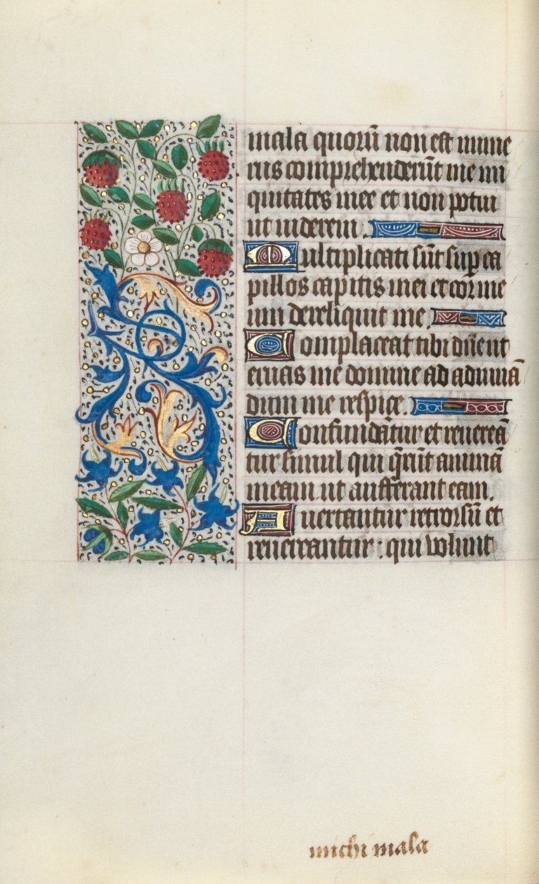 Timebog Brug af Rouen: fol. 126v, ca. 1470. af Master of the Geneva Latini