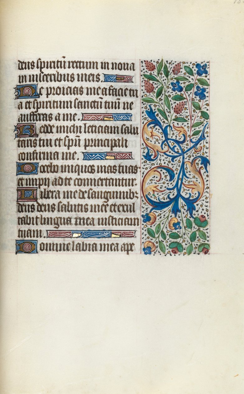 Timebog Brug af Rouen: fol. 135r, ca. 1470. af Master of the Geneva Latini