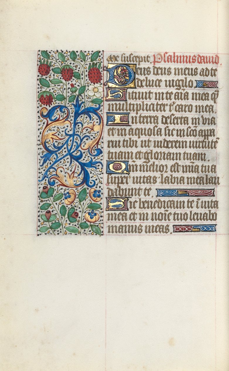Timebog Brug af Rouen: fol. 137v, ca. 1470. af Master of the Geneva Latini