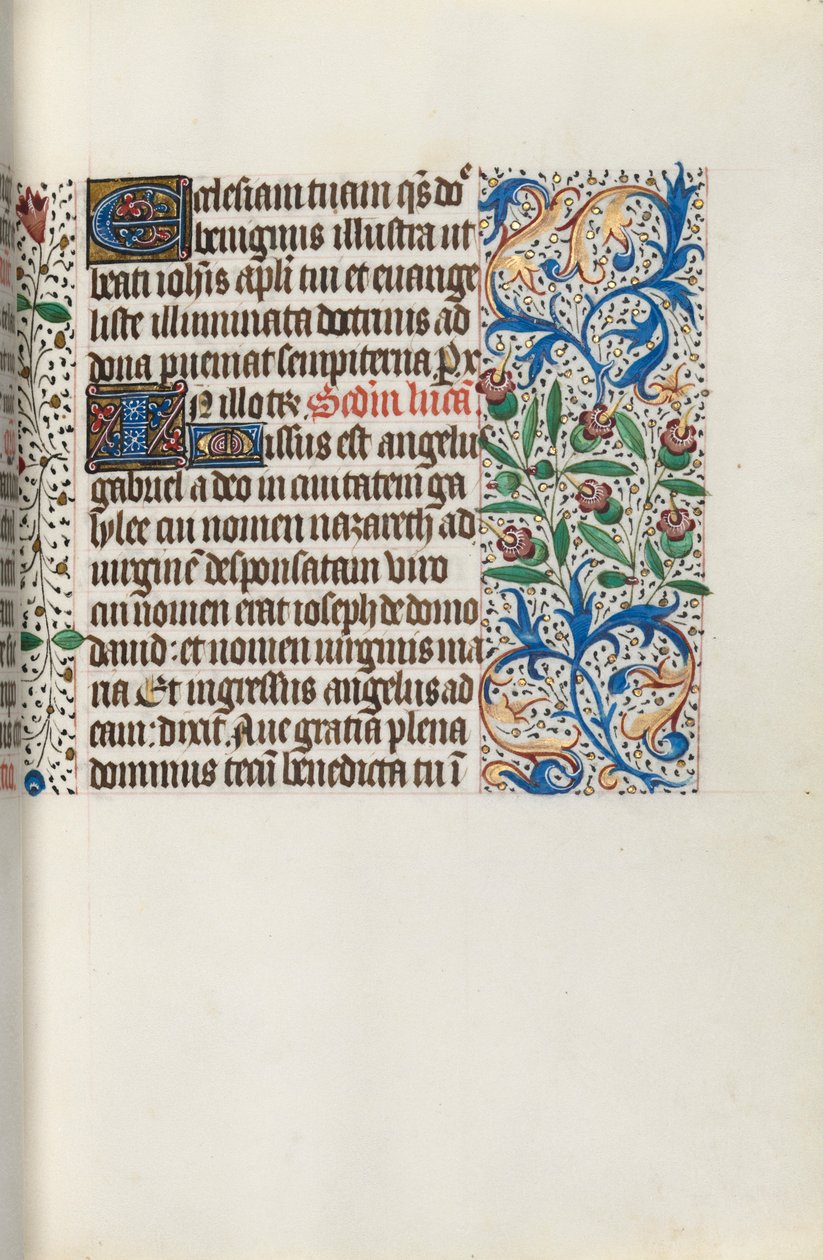 Timebog Brug af Rouen: fol. 141r, ca. 1470. af Master of the Geneva Latini