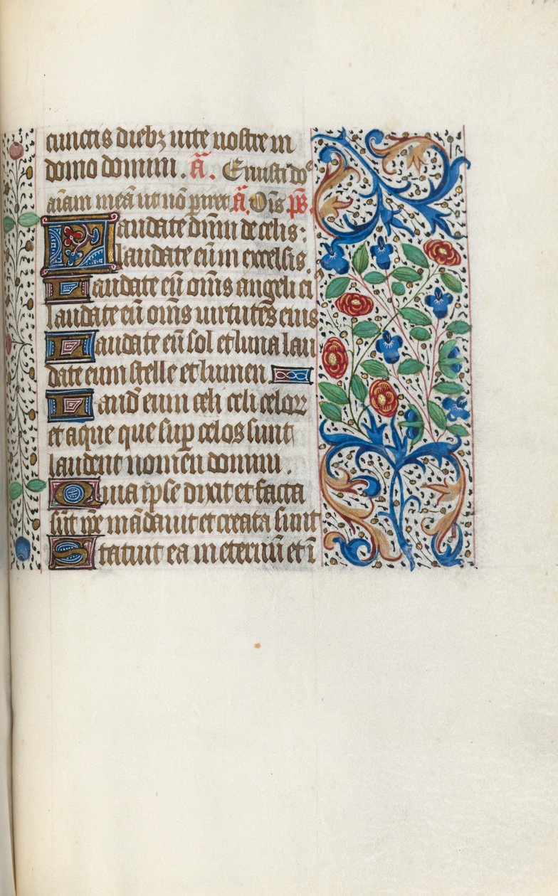Timebog Brug af Rouen: fol. 141r, ca. 1470. af Master of the Geneva Latini