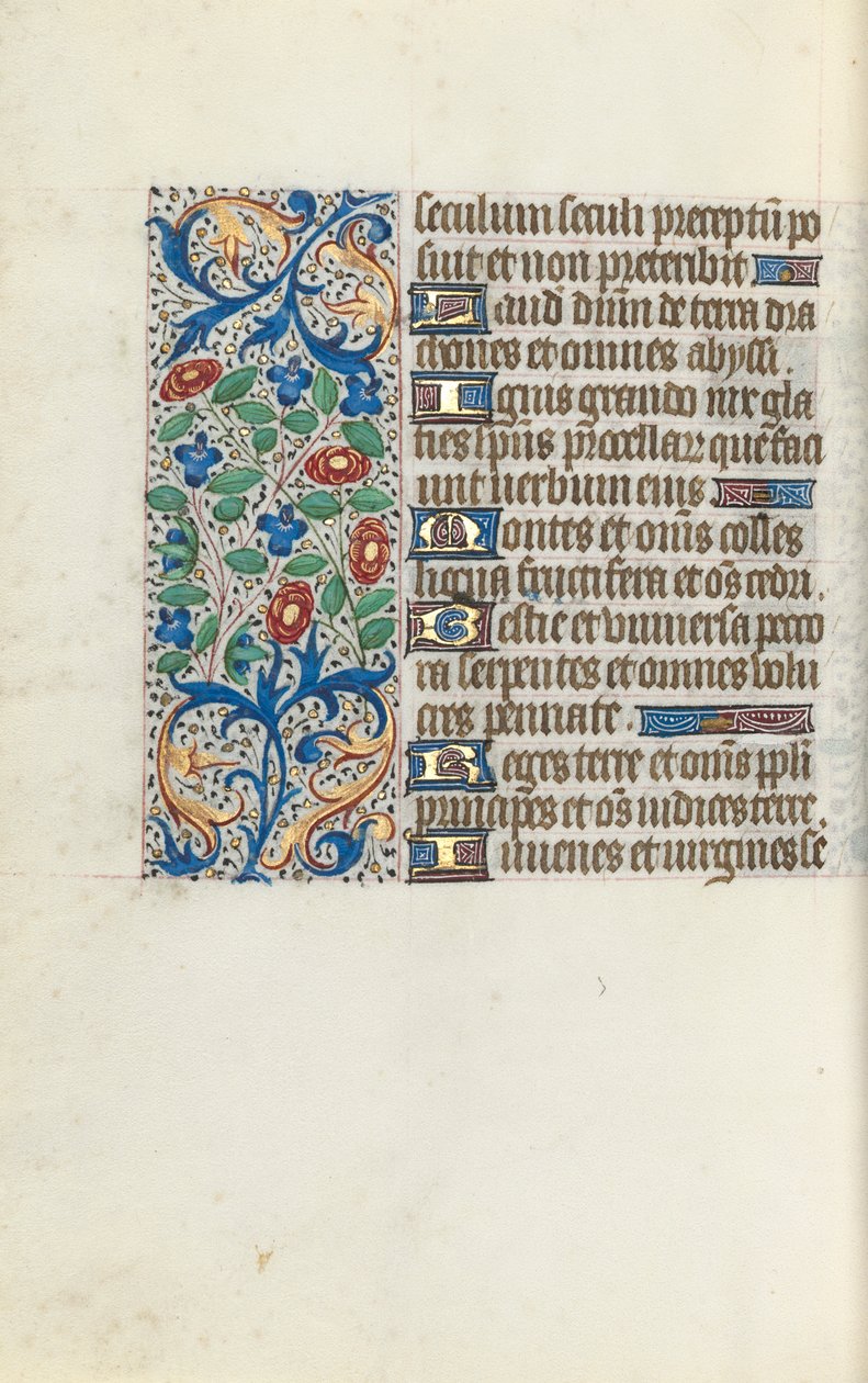 Timebog Brug af Rouen: fol. 141v, ca. 1470. af Master of the Geneva Latini