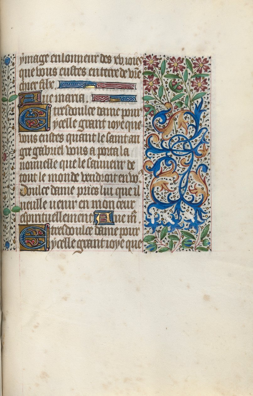 Timebog Brug af Rouen: fol. 147r, ca. 1470. af Master of the Geneva Latini