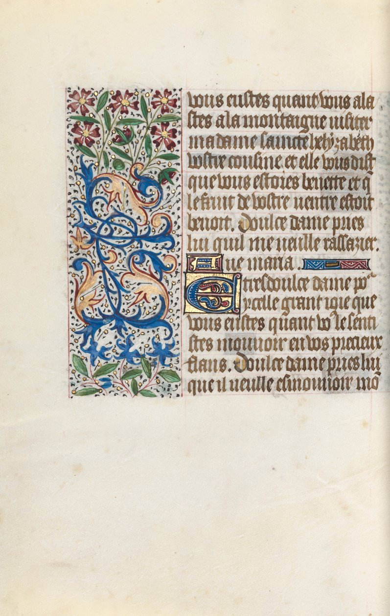 Timebog Brug af Rouen: fol. 147v, ca. 1470. af Master of the Geneva Latini