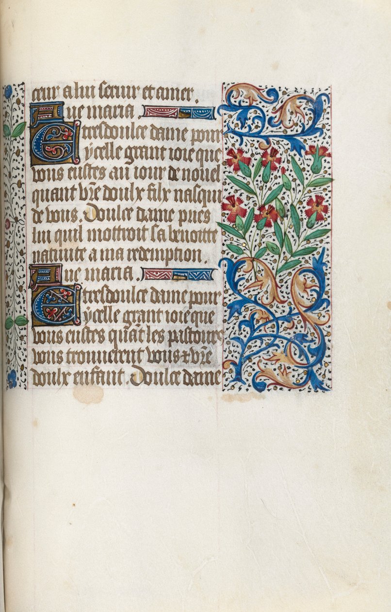 Timebog Brug af Rouen: fol. 148r, ca. 1470. af Master of the Geneva Latini
