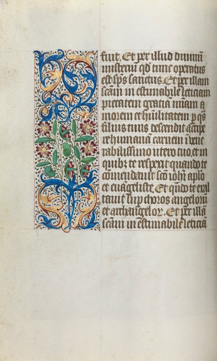 Timebog Brug af Rouen: fol. 19v, ca. 1470. af Master of the Geneva Latini