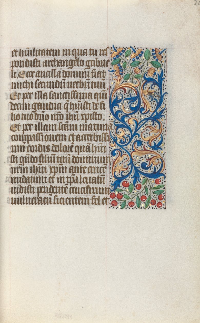 Timebog Brug af Rouen: fol. 20r, c. 1470. af Master of the Geneva Latini