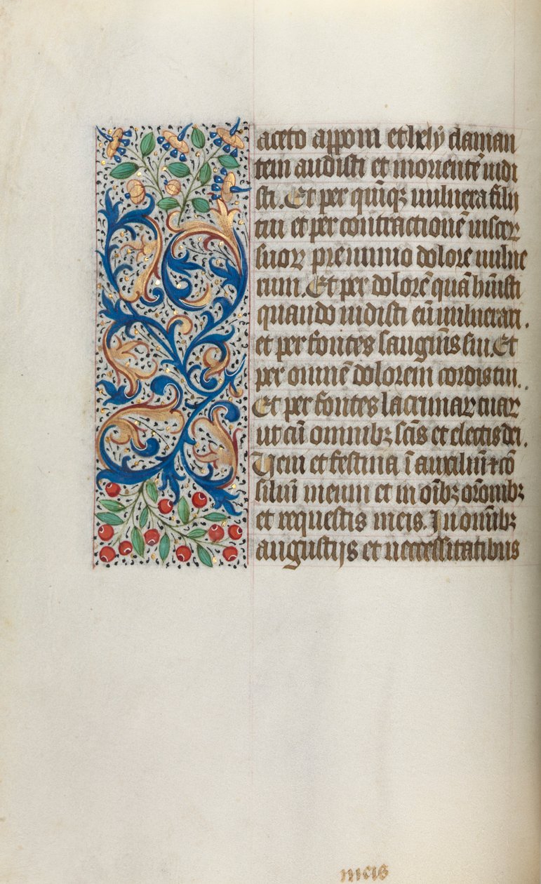 Timebog Brug af Rouen: fol. 20v, c. 1470. af Master of the Geneva Latini