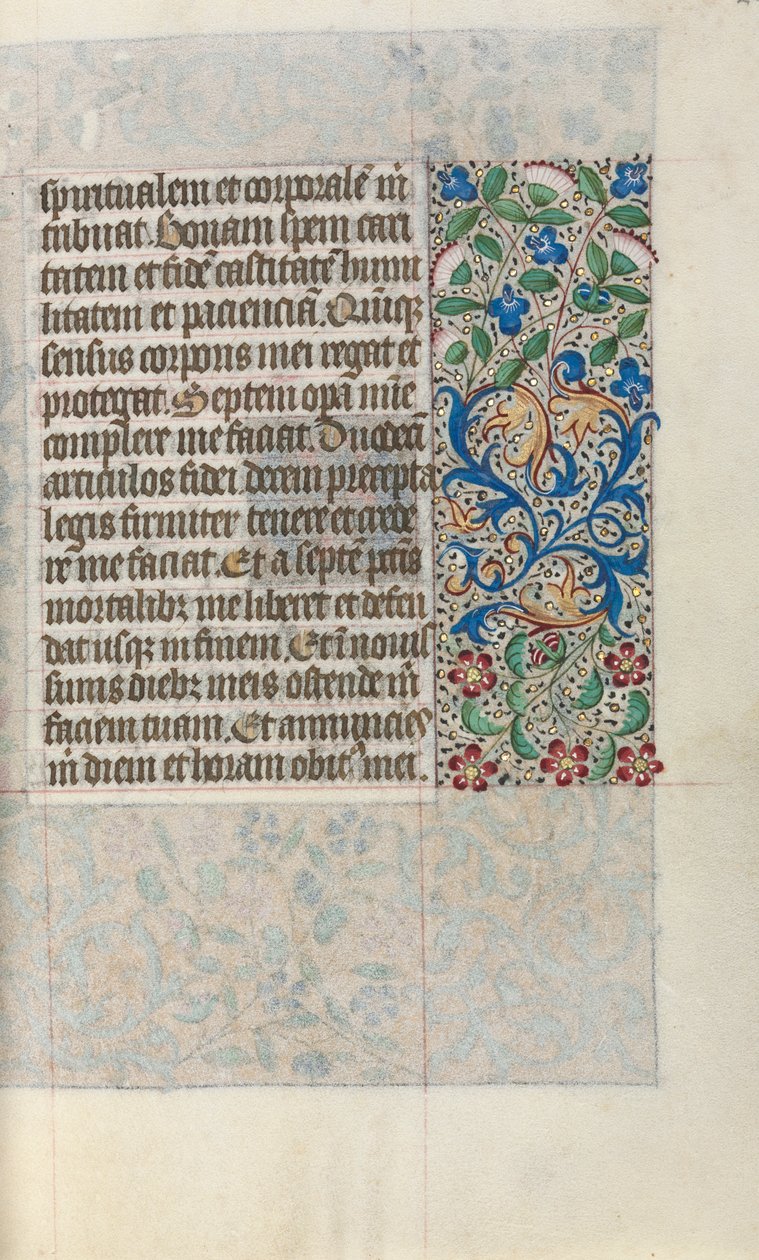 Timebog Brug af Rouen: fol. 22r, c. 1470. af Master of the Geneva Latini