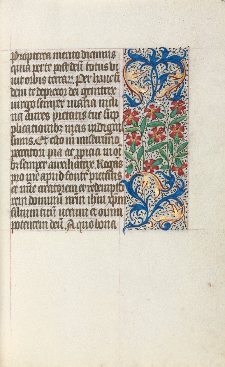 Timebog Brug af Rouen: fol. 24r, c. 1470. af Master of the Geneva Latini