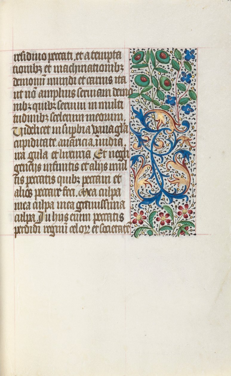 Timebog Brug af Rouen: fol. 25r, c. 1470. af Master of the Geneva Latini