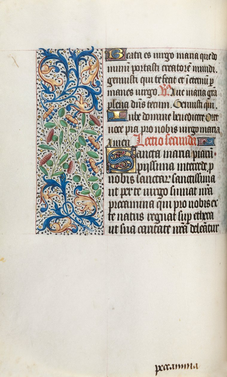 Timebog Brug af Rouen: fol. 35v, c. 1470. af Master of the Geneva Latini