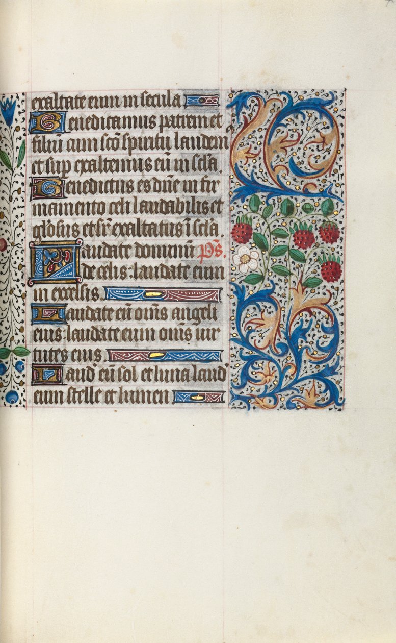 Timebog Brug af Rouen: fol. 44r, c. 1470. af Master of the Geneva Latini