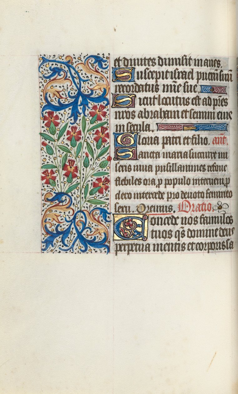 Timebog Brug af Rouen: fol. 74v, ca. 1470. af Master of the Geneva Latini