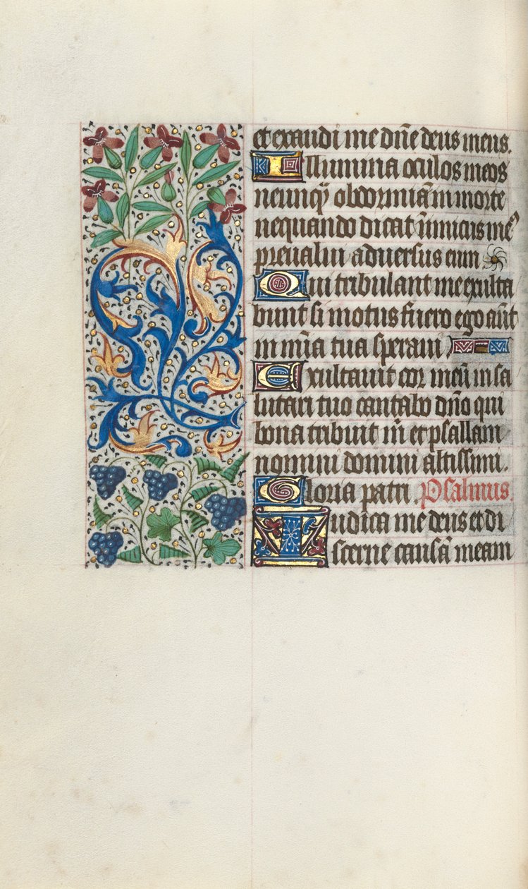 Timebog Brug af Rouen: fol. 75v, ca. 1470. af Master of the Geneva Latini