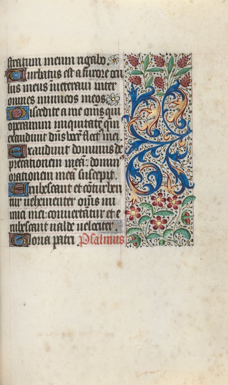 Timebog Brug af Rouen: fol. 81r, ca. 1470. af Master of the Geneva Latini
