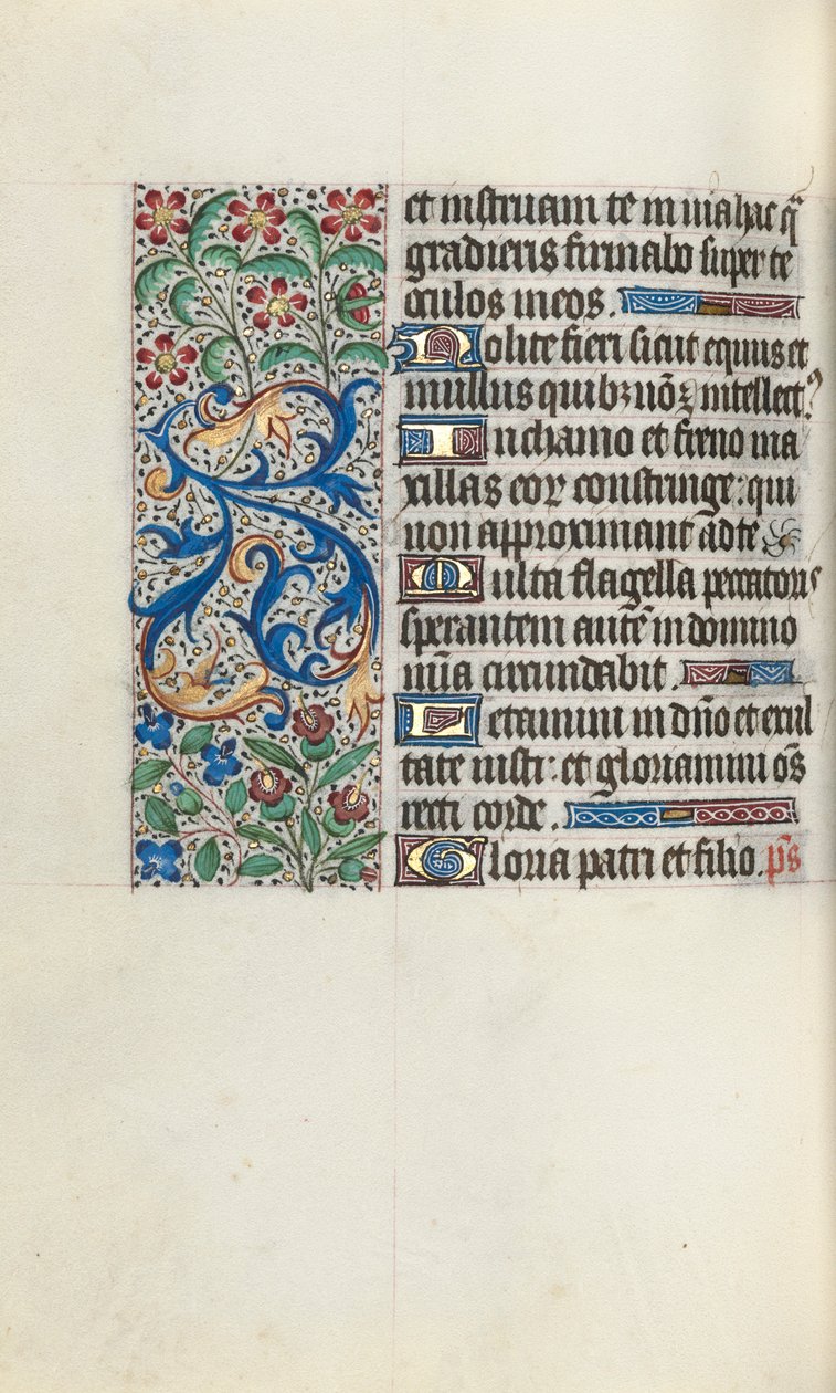 Timebog Brug af Rouen: fol. 82v, ca. 1470. af Master of the Geneva Latini